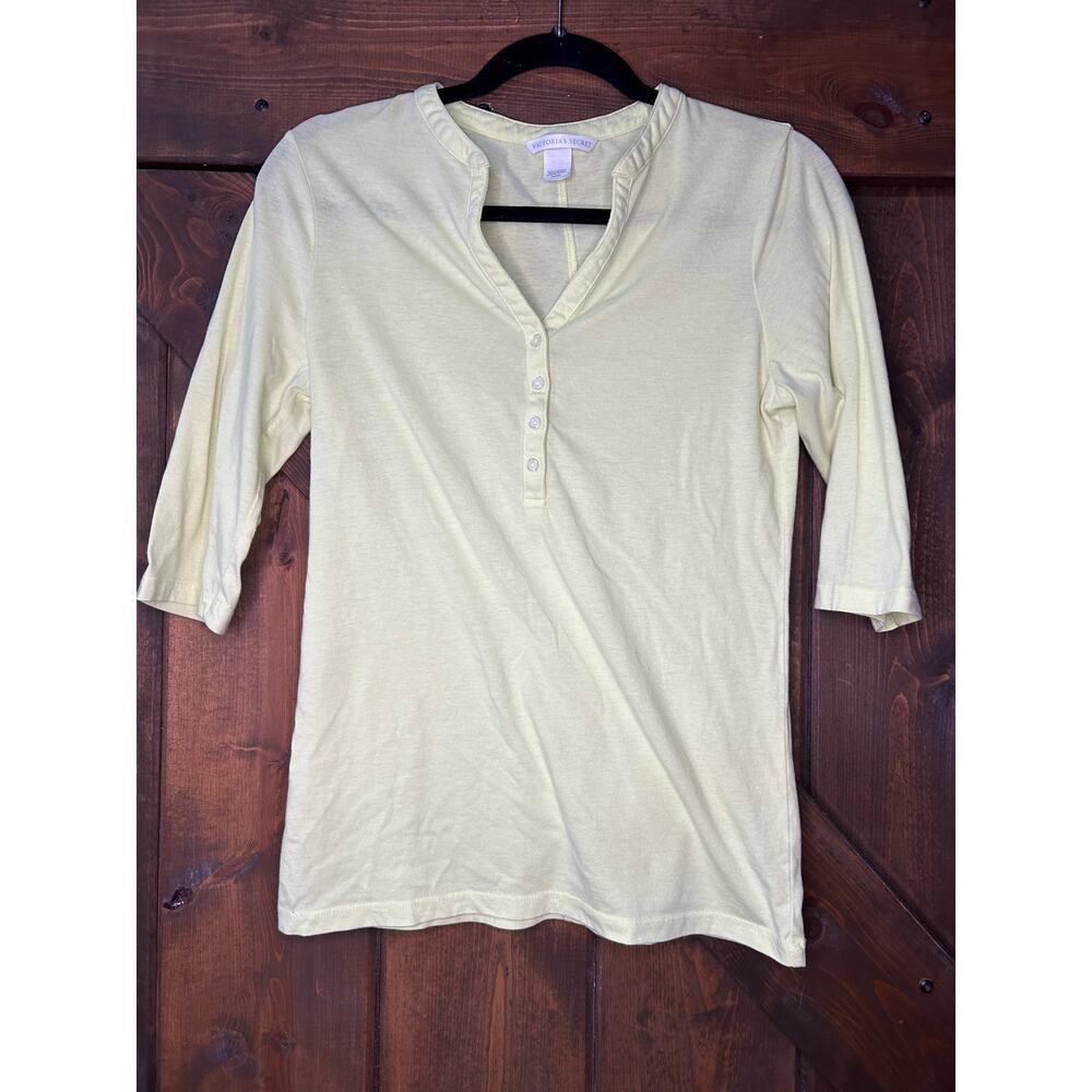 Victoria’s Secret women’s medium basic yellow shirt